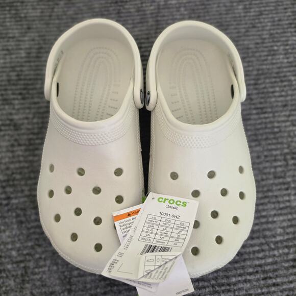CROCS Classic Clog Men\'s 10/Women\'s 8 Linen Color New With Tags